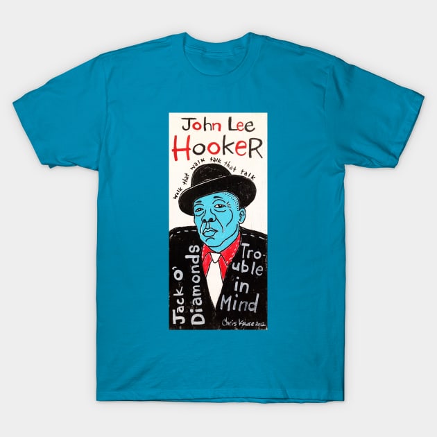 John Lee Hooker T-Shirt by krusefolkart